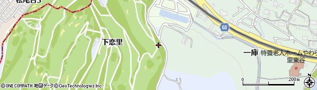 兵庫県川西市一庫（欠）周辺の地図