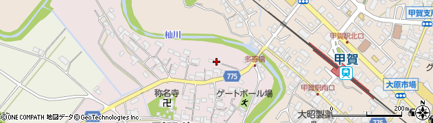 滋賀県甲賀市甲賀町滝2291周辺の地図