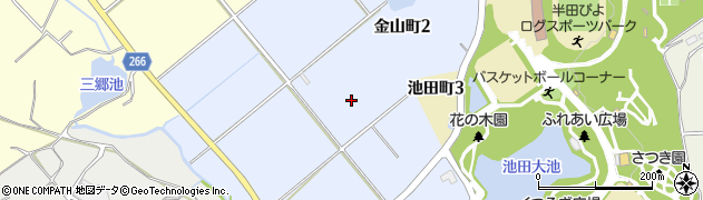 愛知県半田市金山町周辺の地図