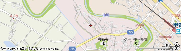 滋賀県甲賀市甲賀町滝2508周辺の地図