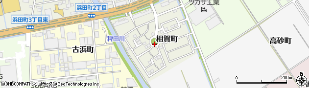 愛知県半田市相賀町周辺の地図