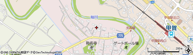 滋賀県甲賀市甲賀町滝2311周辺の地図