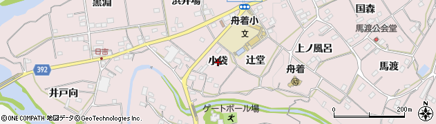 愛知県新城市日吉小袋周辺の地図