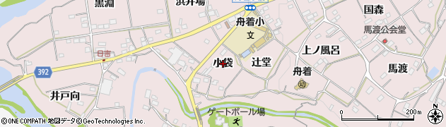 愛知県新城市日吉（小袋）周辺の地図