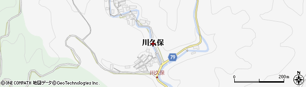 大阪府高槻市川久保周辺の地図