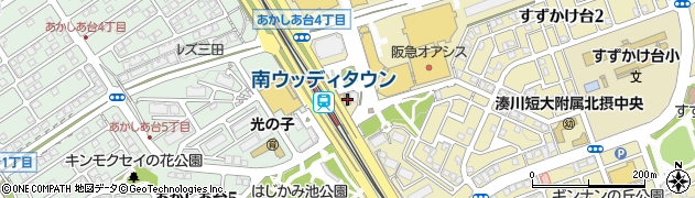 三田ウッディタウン郵便局 ＡＴＭ周辺の地図