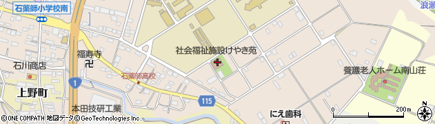 鈴鹿けやき苑　通所介護センター周辺の地図