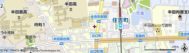 半田信用金庫住吉町駅西支店周辺の地図