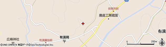 岡山県高梁市有漢町有漢2623周辺の地図