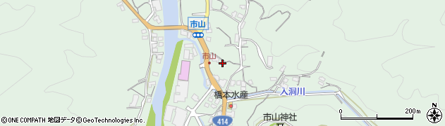 静岡県伊豆市市山303周辺の地図