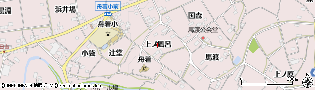 愛知県新城市日吉（上ノ風呂）周辺の地図