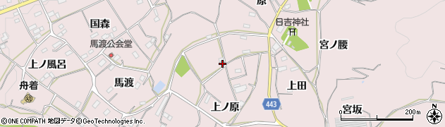 愛知県新城市日吉（上ノ原）周辺の地図