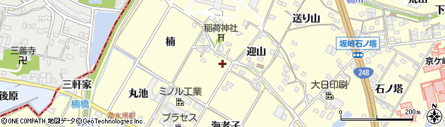 愛知県額田郡幸田町坂崎楠9周辺の地図