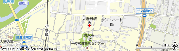 大陽日酸株式会社　三重中央営業所周辺の地図