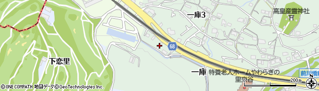 ＥＮＥＯＳセルフ川西一庫ＳＳ周辺の地図