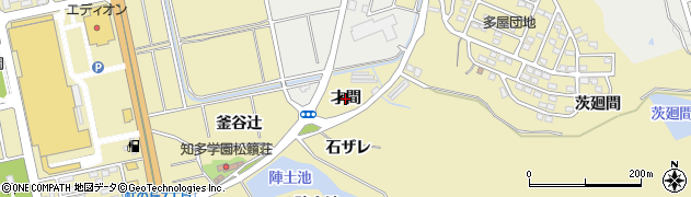 愛知県常滑市多屋（才間）周辺の地図