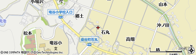 愛知県岡崎市桑谷町石丸51-6周辺の地図