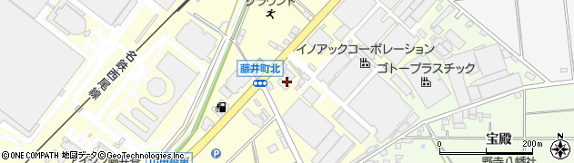 愛知県安城市藤井町（東長先）周辺の地図