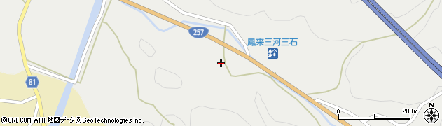 愛知県新城市下吉田（田中）周辺の地図