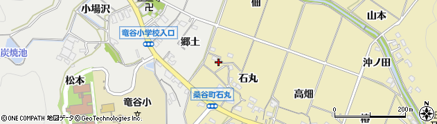 愛知県岡崎市桑谷町石丸94周辺の地図