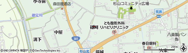 愛知県新城市杉山周辺の地図