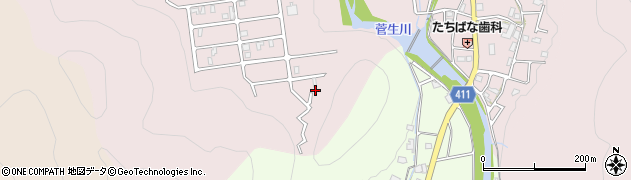兵庫県姫路市夢前町菅生澗160-490周辺の地図