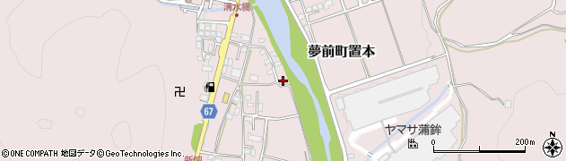 兵庫県姫路市夢前町置本524周辺の地図