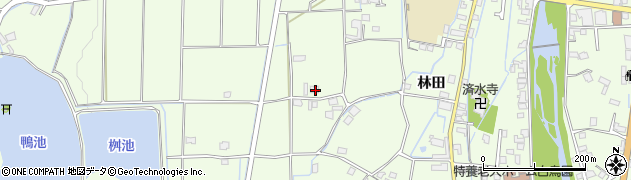 兵庫県姫路市林田町中構114周辺の地図