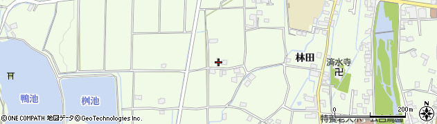 兵庫県姫路市林田町中構113周辺の地図