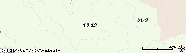愛知県岡崎市牧平町（イサイク）周辺の地図