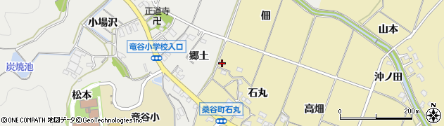 愛知県岡崎市桑谷町石丸89周辺の地図