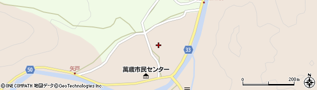 岡山県新見市哲多町矢戸周辺の地図