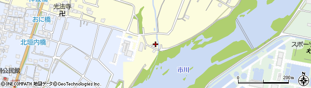 兵庫県姫路市香寺町中仁野444周辺の地図