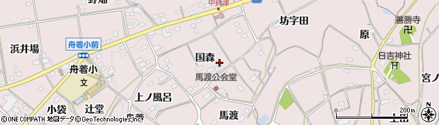 愛知県新城市日吉国森6周辺の地図