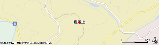岡山県加賀郡吉備中央町豊岡上周辺の地図