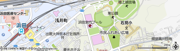 島根県立　石見武道館周辺の地図
