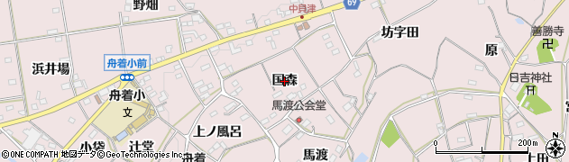 愛知県新城市日吉（国森）周辺の地図