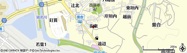 兵庫県猪名川町（川辺郡）紫合（街東）周辺の地図