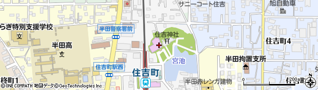 愛知県半田市宮路町周辺の地図