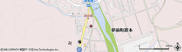 兵庫県姫路市夢前町置本552周辺の地図