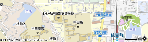 愛知県半田市出口町周辺の地図
