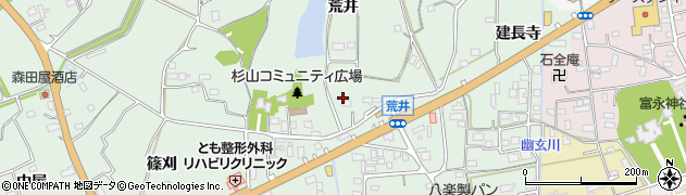 愛知県新城市杉山（荒井）周辺の地図