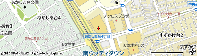 ホームセンターコーナン新三田店周辺の地図