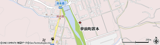 兵庫県姫路市夢前町置本356周辺の地図