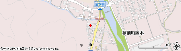 兵庫県姫路市夢前町置本439周辺の地図