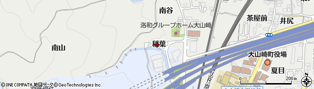 京都府大山崎町（乙訓郡）円明寺（稲葉）周辺の地図