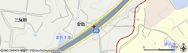 愛知県常滑市金山（金色）周辺の地図