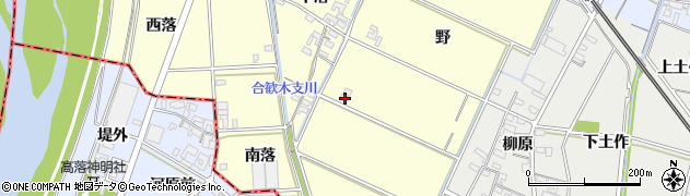 愛知県岡崎市合歓木町野144周辺の地図