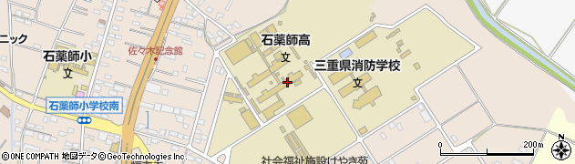三重県立石薬師高等学校周辺の地図