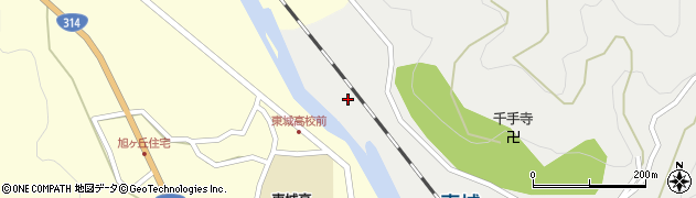 日東粉化工業株式会社東城工場周辺の地図